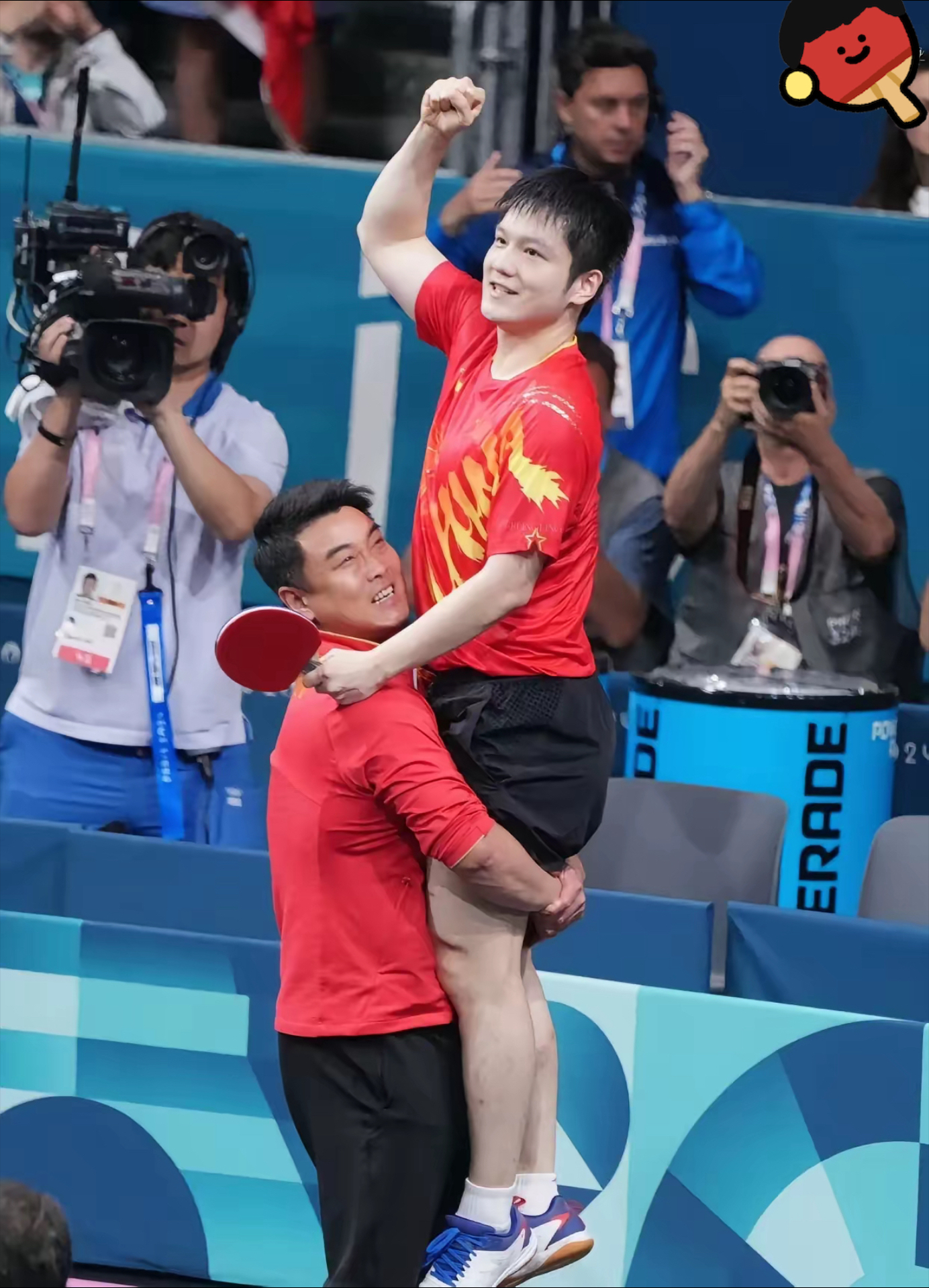 中国队翻盘德国队,王皓点燃赛场 中国队翻盘德国队,王皓点燃赛场